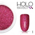 efekt HOLO fuksja różowy pink #1 nr 1 pyłek syrenka do wcierania effect holografic