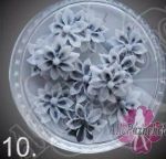 10 cz silikonowe kwiatuszki 3D 10szt kwiaty kwiatki
