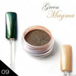 a\'la chrome kameleon 09 green magma pyłek do wcierania metalic mania efekt tafli metaliczny powder c