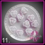 11 silikonowa róża 3D 10szt róże różyczka różyczki silikonowe