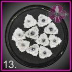 13 tcz  silikonowe kwiatuszki 3D 10szt kwiaty kwiatki