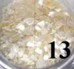 13 muszle kruszone muszelki masa perłowa
