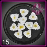 15 tzo silikonowe kwiatuszki 3D 10szt kwiaty kwiatki