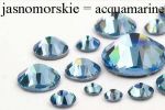 cyrkonie aqamarine jasno morskie ss05 SWAROVSKI 50 szt ss5 5 jasnomorskie acqamarine