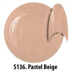 S136 Pastel Beige żel kolorowy NTN 5g 5ml new technology nails