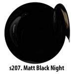 S207 Matt Black Night żel kolorowy NTN 5g 5ml new technology nails