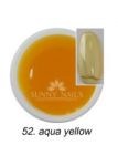 052 Aqua Yellow żel party Sunny Nails gel kolorowy do paznokci glass