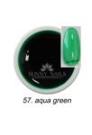 057 Aqua Green żel party Sunny Nails gel kolorowy do paznokci glass