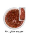 114 Glitter Cooper żel party Sunny Nails gel kolorowy do paznokci