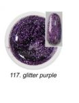 117 Glitter Purple żel party Sunny Nails gel kolorowy do paznokci