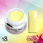 18 Pastel Yellow żel allepaznokcie gel kolorowy do paznokci
