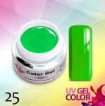 25 Pure Neon Green = neon 07 base one żel allepaznokcie gel kolorowy do paznokci