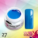 27 Pure Neon Blue żel allepaznokcie gel kolorowy do paznokci