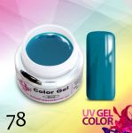 78 Sheer Blue żel allepaznokcie gel kolorowy do paznokci glass