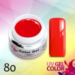 80 Sheer Clear żel allepaznokcie gel kolorowy do paznokci glass