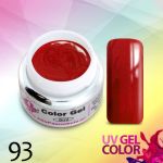 ostatni 93 Eo Red Ribbon żel allepaznokcie gel kolorowy do paznokci