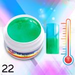 22. żel termiczny-ciepło:błękitny-zimno:zielony 5ml Allepaznokcie