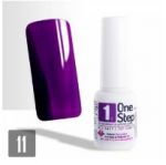 11 One Step - żel kolorowy UV/LED 3w1 w pędzelku - fioletowy - 6ml