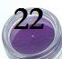 22 pigment FLUO święcący w ciemności fioletowy