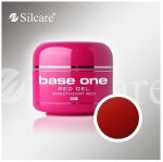 base one żel red gel 08 Sweetheart Red 5g Silcare redred