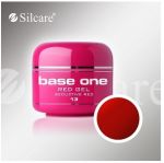 base one żel red gel 13 Seductive Red 5g Silcare redred