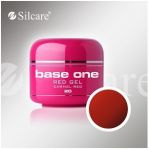 base one żel red gel 20 Carmel Red 5g Silcare redred