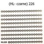HL-226 naklejki nalepki koronki czarne delikatne ramki