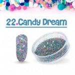 22 candy dream  sugar efekt szronu frost matowy matu do wcierania