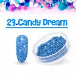 23 candy dream  sugar efekt szronu frost matowy matu do wcierania