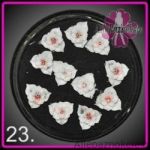 23 tc silikonowe kwiatuszki 3D 10szt kwiaty kwiatki