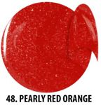 48 czerwono-pomarańczowy perłowy kolorowy żel NTN 5g