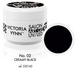 Victoria Vynn Żel ART GEL UV/LED N02 CREAMY BLACK 3D do zdobienia 3D zdobień 5g vinn