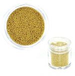 Ł złoty golden bulion grysik kawior caviar kuleczki metaliczne