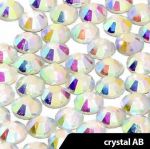 cyrkonie ss 10 a\'la Swarovski crystal AB srebrne AB opalizujące ok. 100 szt ss10