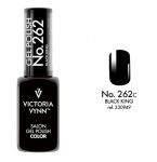 262 King Black black and white b&w gel Polish Victoria Vynn lakier hybrydowy