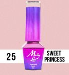25  MollyLac Sweet Princess 5ml Lakier hybrydowy hybryda