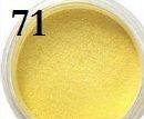 MASA PERŁOWA 71 żółty żółta efekt pyłek do wcierania perłowy puder powder pigment cień do powiek