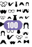 naklejki wodne 100 nalepki kalkomanie water proof decals krawaty wąsy okulary