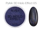 neonail 3D HOLO Effect NO 05 efekt MULTIHOLOGRAFIX pyłek do wcierania holografic multikolor BENZYNA