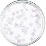 Snowflakes śnieżynki białe materiałowe Ozdoba do paznokci