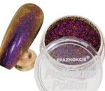 Płatki do paznokci Platinum Poison 02 opalizujące PŁATKI ALU chrome flakes efekt out of space