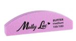 buffer Mollylac minipolerka mini polerka sweet pilnik aba group 100/180 profesjonalny molly różowa
