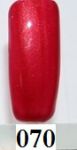 070 Pearl Red SEMILAC 7ml hybryda lakier hybrydowy