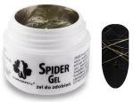 Spider Gel METALICZNY SZARY GREY METALIC żel do zdobień pajęczyna Allepaznokcie 5g 5ml