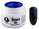 Spider Gel METALICZNY NIEBIESKI BLUE METALIC żel do zdobień pajęczyna Allepaznokcie 5g 5ml