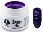 Spider Gel METALICZNY PURPUROWY PURPLE METALIC żel do zdobień pajęczyna Allepaznokcie 5g 5ml