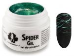 Spider Gel METALICZNY TURKUSOWY TURQUOISE METALIC żel do zdobień pajęczyna Allepaznokcie 5g 5ml
