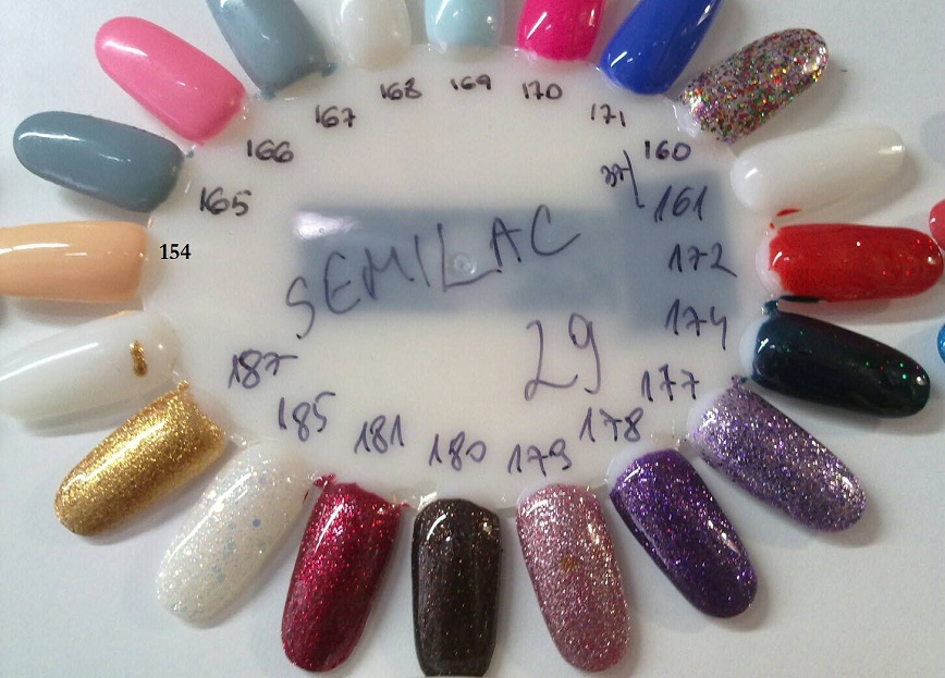 187 sweet rumba SEMILAC 7ml diamond hybryda mocno brokatowy