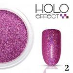 efekt HOLO jasny fiolet light violet #2 nr 2 pyłek syrenka do wcierania effect holograficzny