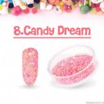 08 candy dream  sugar efekt szronu frost matowy matu do wcierania